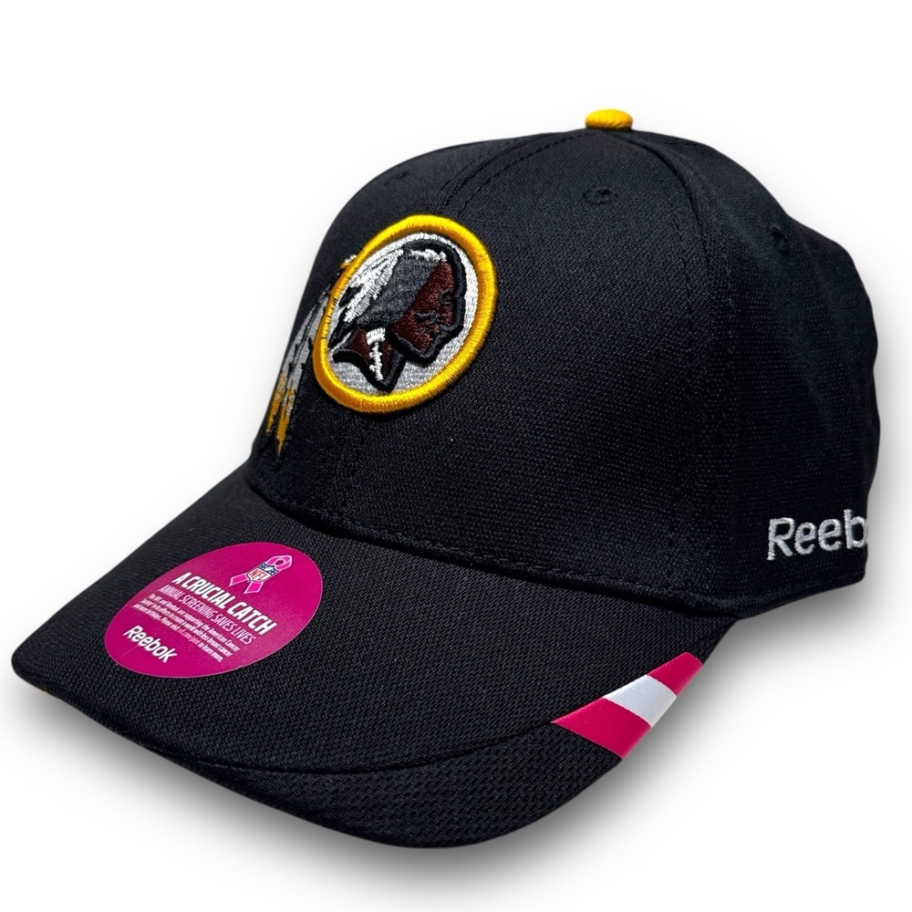 Reebok Washington Redskins NFL Strapback Hat American Cancer Society Pink Ribbon